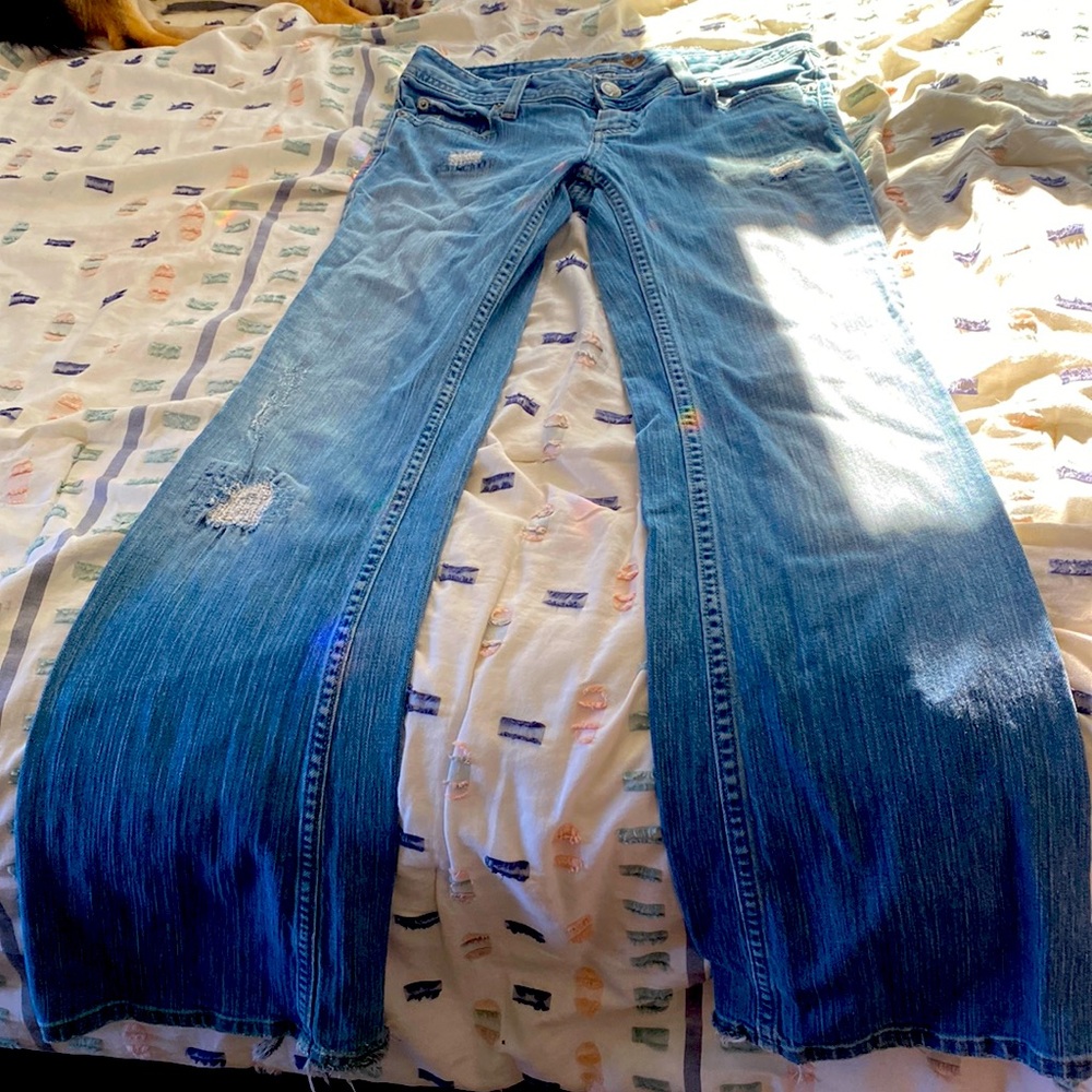 American eagle flare jeans size 4